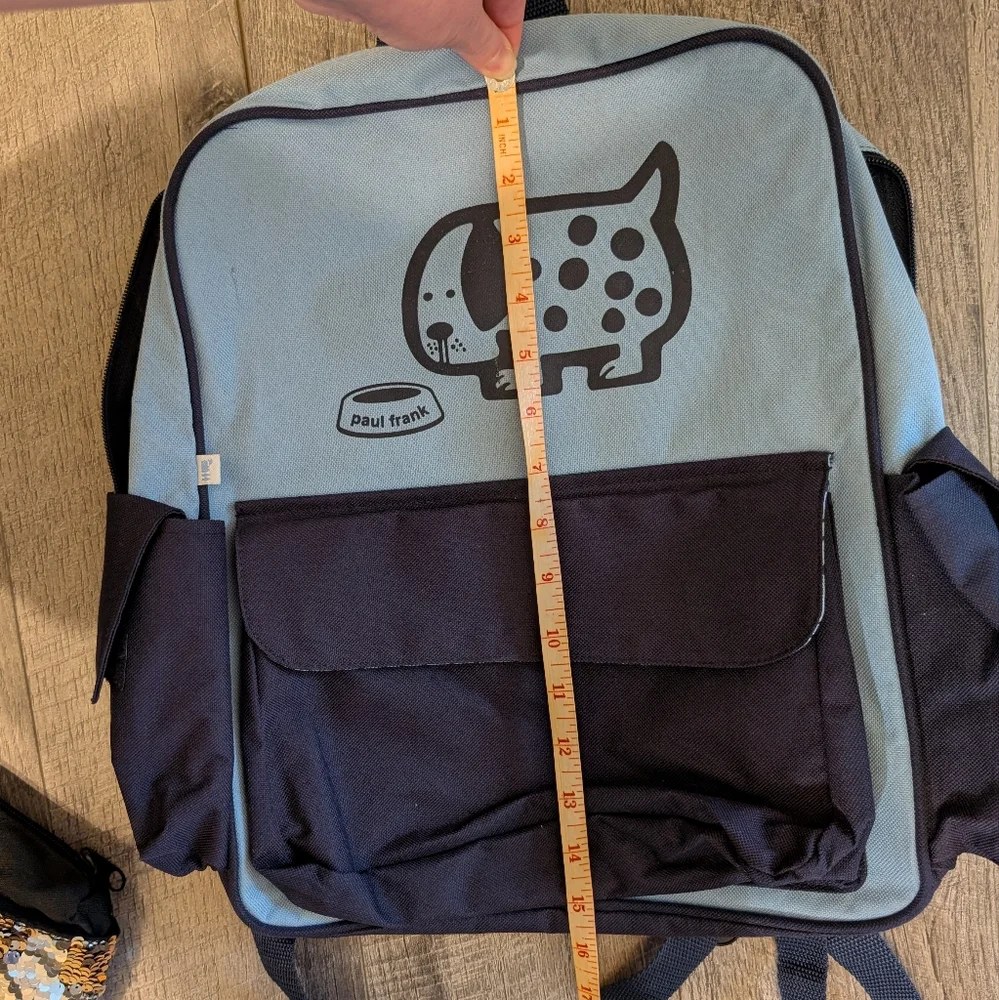 Paul Frank RARE Dog Print Backpack